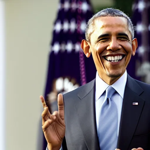 Image similar to Obama smiling