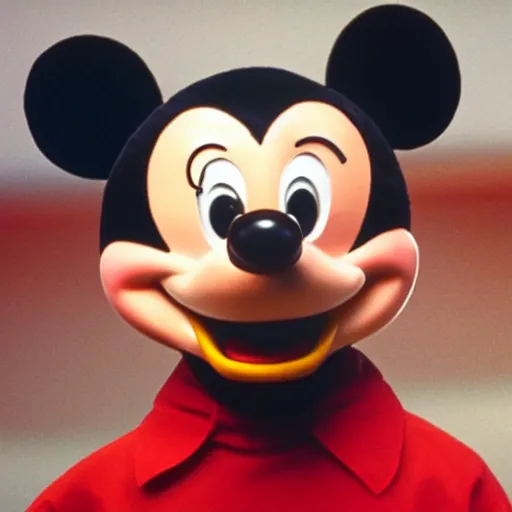 Image similar to old photo of walter white dressed as mickey mouse, cursed images, reddit
