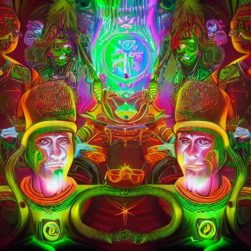 Image similar to The DMT Machine Elves