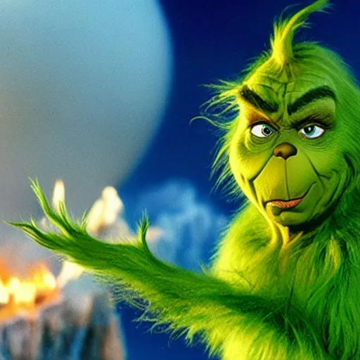 Image similar to the grinch who stole Armageddon