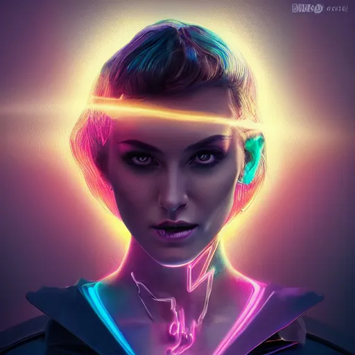 Image similar to electric woman, cute - fine - face, pretty face, oil slick hair, realistic shaded perfect face, extremely fine details, realistic shaded lighting, dynamic background, artgerm, 8 k ultra realistic, highly detailed, octane render, petros afshar