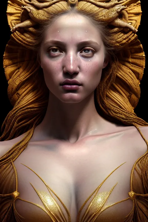 Prompt: hyperrealistic mixed media painting of beautiful greek goddess Venus, full body, stunning 3d render inspired art by P. Craig Russell and Barry Windsor-Smith + perfect facial symmetry + dim volumetric lighting, 8k octane beautifully detailed render, post-processing, extremely hyperdetailed, intricate, epic composition, grim yet sparkling atmosphere, cinematic lighting + masterpiece, trending on artstation, very very detailed, masterpiece, stunning