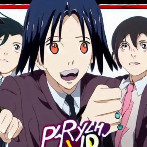 Prompt: parasyte anime bold