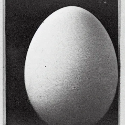 Prompt: an early 1 9 0 0 s photograph of an alien hatching from a levitating luminescent alien egg on the beach, moonlight, at nighttime,