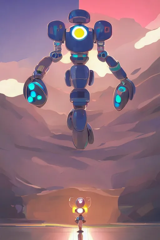 Image similar to metabots medabots medarotto medarot robot minimalist comics helmet mask neon cybereye, behance hd by jesper ejsing, by rhads, makoto shinkai and lois van baarle, ilya kuvshinov, rossdraws global illumination ray tracing hdr radiating a glowing aura