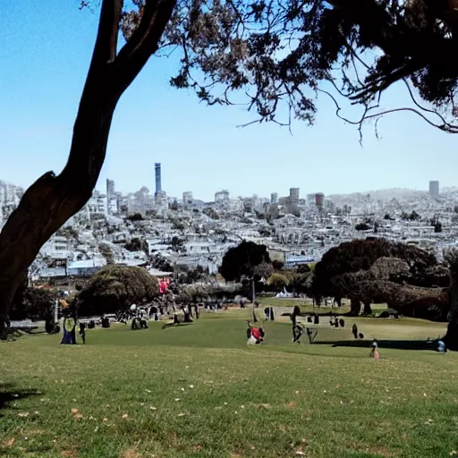 Image similar to dolores park in san francisco