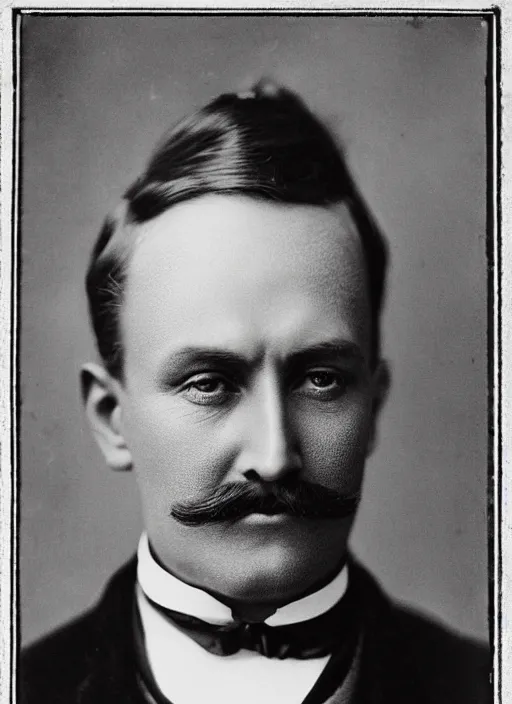 Prompt: portrait of a edwardian man in formal attire, detailed face, victorian, close up, highly detailed, cinematic lighting, photograph by elliott & fry
