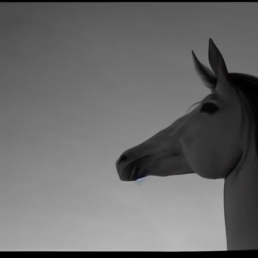 Image similar to movie still of pegasus, cinematic composition, cinematic light, criterion collection, by david lynch