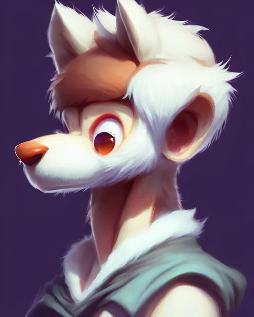 Image similar to character concept art of a cute male anthropomorphic furry | | adorable, key visual, realistic shaded perfect face, tufted, fine details by stanley artgerm lau, wlop, rossdraws, james jean, andrei riabovitchev, marc simonetti, and sakimichan, trending on weasyl