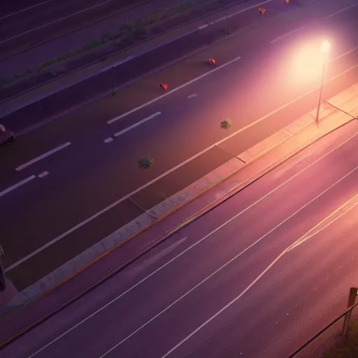 Prompt: A stunningly beautiful award-winning 8K high angle cinematic movie photograph of a foggy main intersection in an abandoned 1950s small town at night, by Edward Hopper and David Fincher and Darius Khonji, cinematic lighting, perfect composition, moody low key volumetric light. Color palette from Seven. Shot from above, 3 point perspective