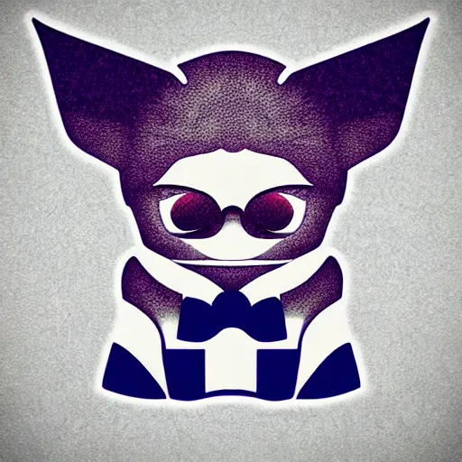 Image similar to kawaii yoda icon, trending on deviantart, geometric