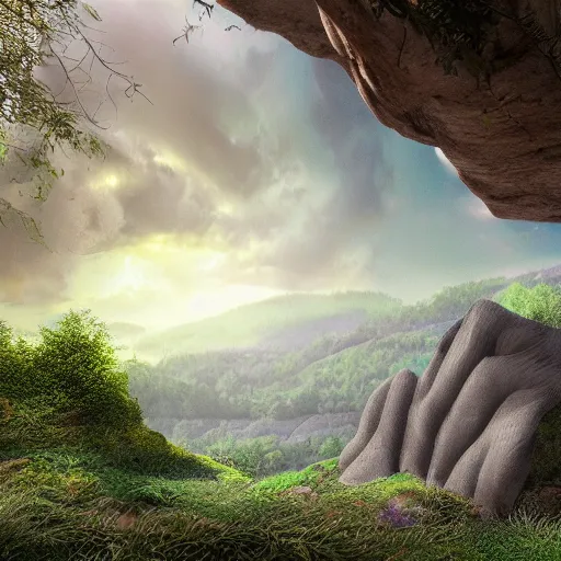 Prompt: mystical matte painting of microfiber cloth. magic. clean