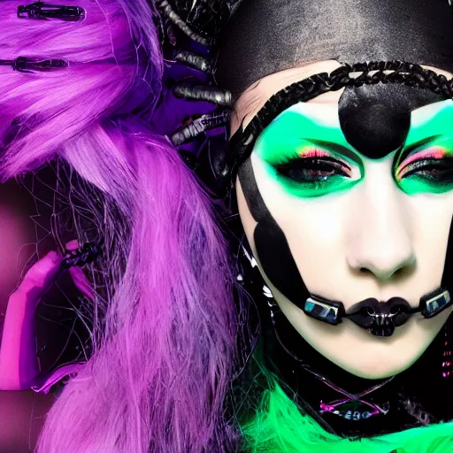 Image similar to cybergoth