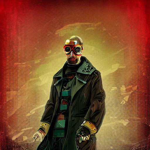 Prompt: Cyberpunk old Russia, digital art