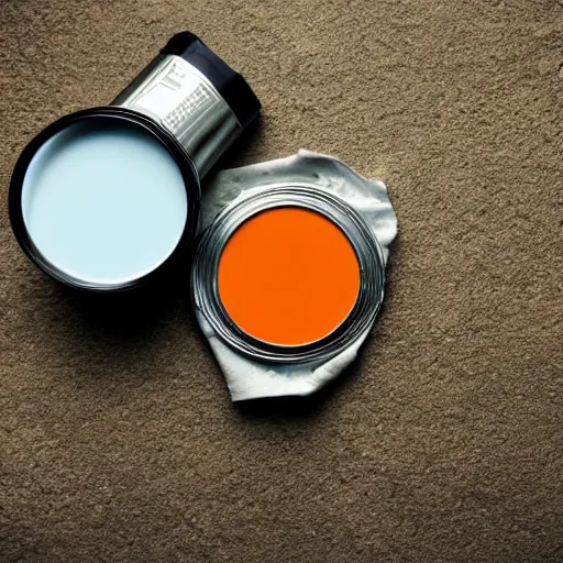 Image similar to can of paint, minimal, modern, colors, mix