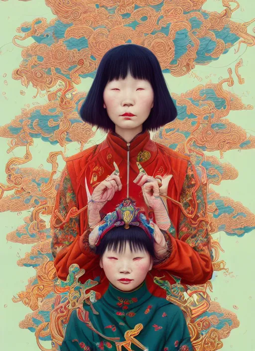 Prompt: yunnan people : : by martine johanna and simon stalenhag and chie yoshii and casey weldon and wlop : : ornate, dynamic, particulate, rich colors, intricate, elegant, highly detailed, centered, artstation, smooth, sharp focus, octane render, 8 k