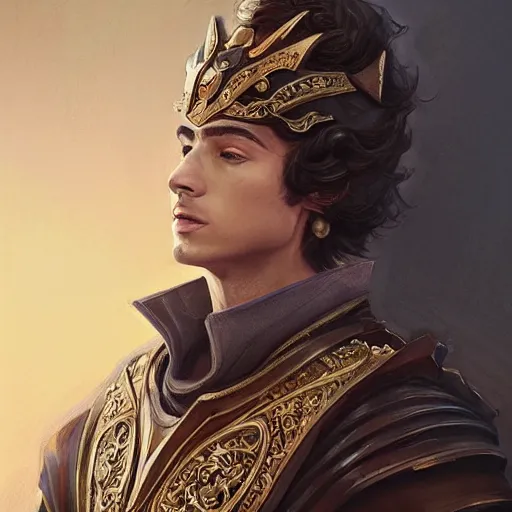 Image similar to renaissance peruvian prince, riccardo scamarcio, art by artgerm and greg rutkowski and magali villeneuve, intricate renaissance armor, portrait, highly detailed, digital painting, trending on artstation, concept art, sharp focus, illustration