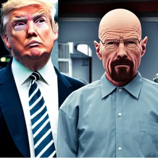 Prompt: donald trump as walter white