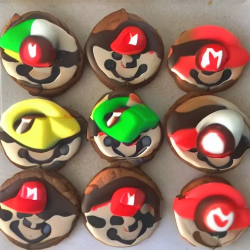 Image similar to mario kart fudge drizzle cookie