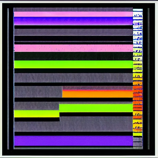 Prompt: a beautiful bar chart featuring harmonic colors