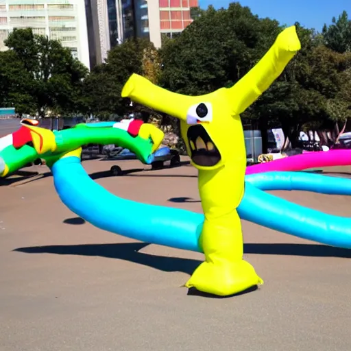 Image similar to wacky waving inflatable arm flailing tube man, photograph