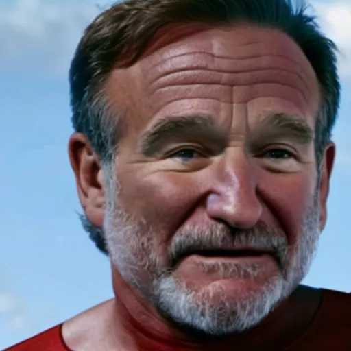 Prompt: robin williams as black panther