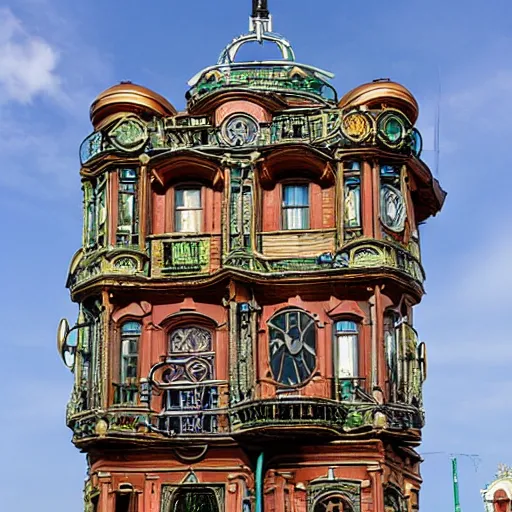 Image similar to Steampunk panel house, Moscow, Russia