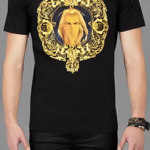 Image similar to versace baroque mens t shirt