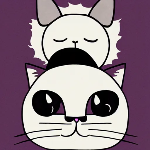 Prompt: Cat Kawaii mcbess