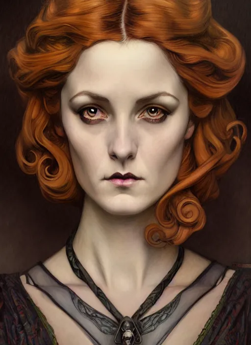 Image similar to an art nouveau, victorian dectective portrait in the style of charlie bowater, and in the style of donato giancola, and in the style of charles dulac. very large, clear, expressive, intelligent eyes. symmetrical, centered, ultrasharp focus, dramatic lighting, photorealistic digital painting, intricate ultra detailed background.