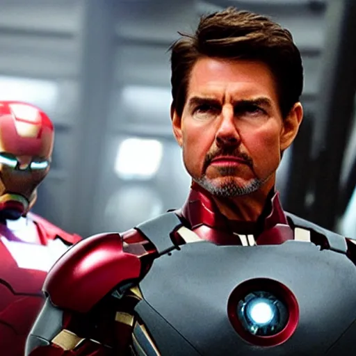 Image similar to tom cruise as iron man