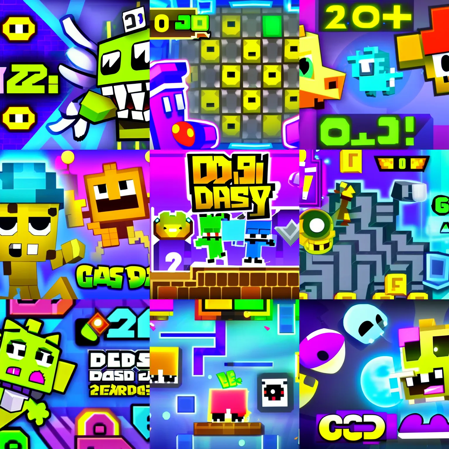 Image similar to geometry dash 2. 3 new game mode