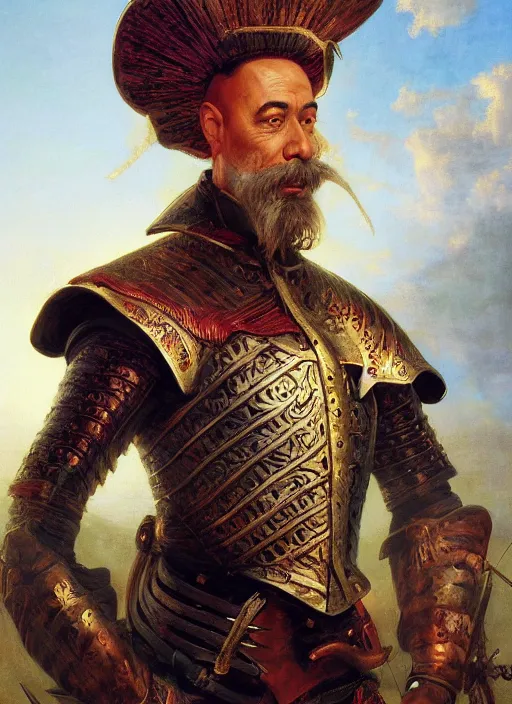 Prompt: portrait of obama as don quixote, digital art by eugene de blaas and ross tran, vibrant color scheme, intricately detailed, in the style of romanticism, cinematic, artstation, greg rutkowski