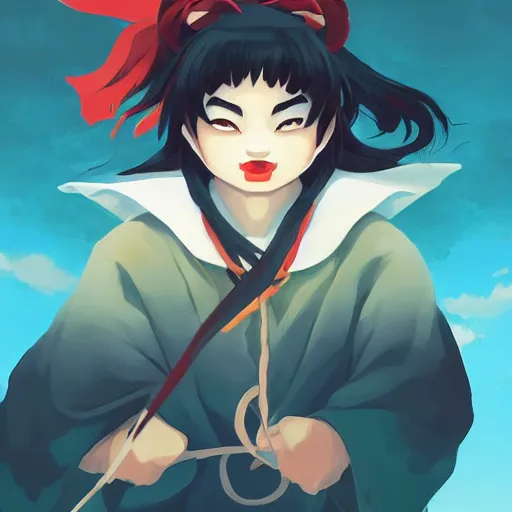 Image similar to face icon stylized minimalist inuyasha, loftis, cory behance hd by jesper ejsing, by rhads, makoto shinkai and lois van baarle, ilya kuvshinov, rossdraws global illumination