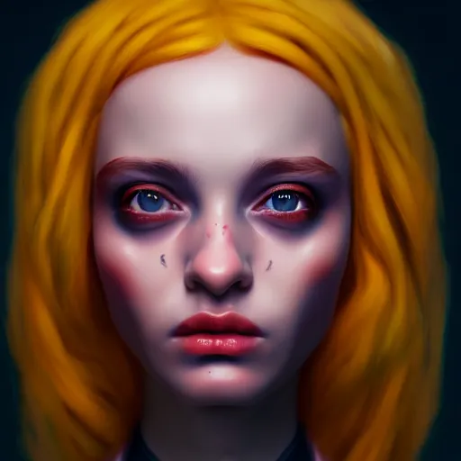 Image similar to portrait budnt cake face, digital art, cinematic, ultradetail, 8k, painting, imaginefx, trending on artstation