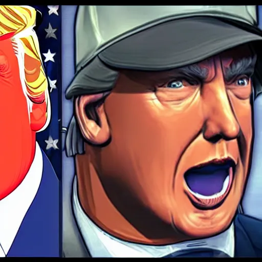 Image similar to donald trump in gta san andreas