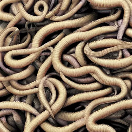 Image similar to can of worms