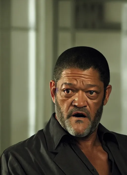 Image similar to film still of Laurence Fishburne as Roger Murthaugh in Lethal Weapon, 4k