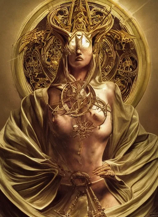 Prompt: album art priest casting divine chest spell, physically accurate, moody dynamic lighting, very very intricate, very very elegant, highly detailed, digital painting, artstation, HR GIGER, Hieronymus Bosch, Francis Bacon, concept art, smooth, very beautiful, sharp focus, illustration, art by artgerm and greg rutkowski and alphonse mucha