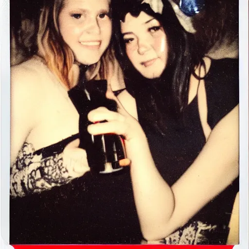 Image similar to polaroid photo new years eve