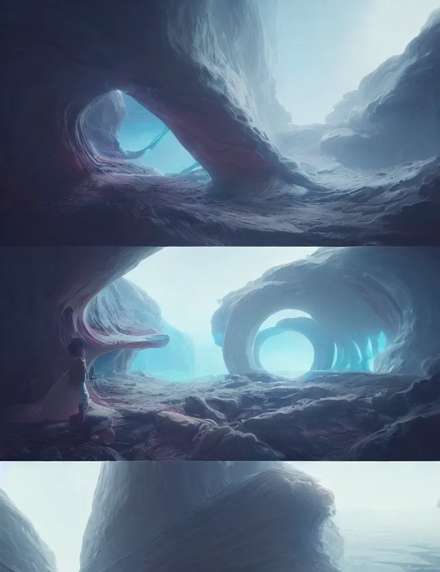 Image similar to liminal space, artwork by tooth wu and wlop and beeple and greg rutkowski