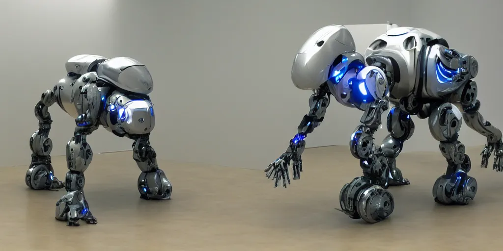 Image similar to photo of cybermorphic robotic animal