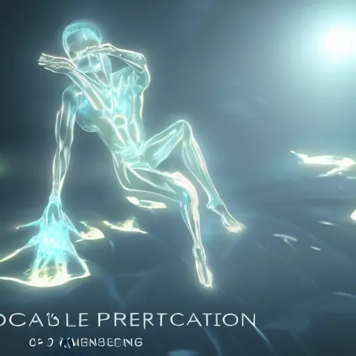 Image similar to unreal engine 5 rendering of astral projection