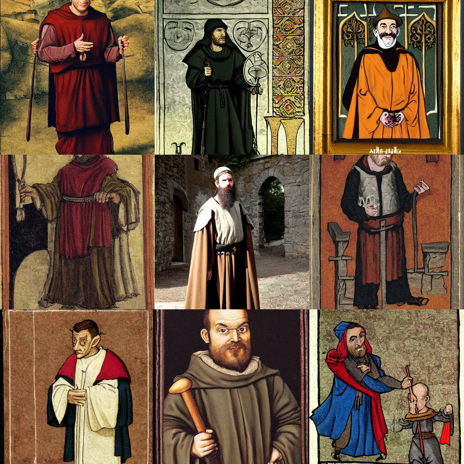 medieval monks