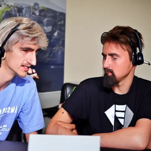 Image similar to xQc and forsen