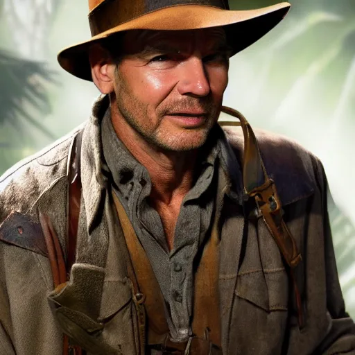 Image similar to Tom Sellek as Indiana Jones