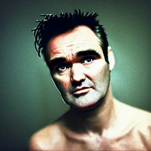 Prompt: “ morrissey as jesus christ ”