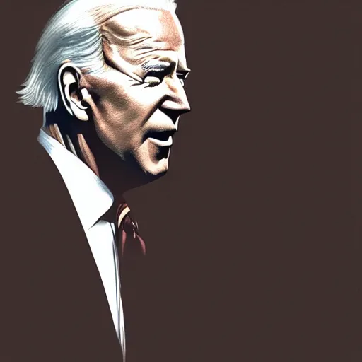 Image similar to joe biden being extremly scary, dramatic lighting, cinematic, establishing shot, extremly high detail, photorealistic, cinematic lighting, artstation, style by James Gurney