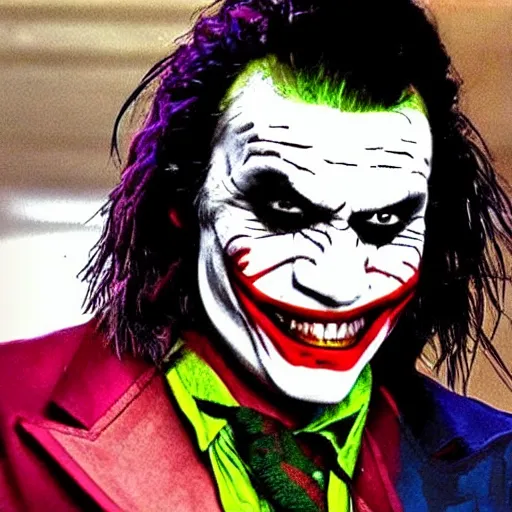 Prompt: native american as the joker