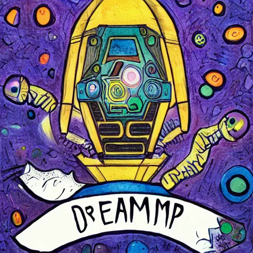 Image similar to A self portrait of DreamBotMothership